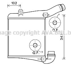 AVA QUALITY COOLING Starpdzesētājs PR4077